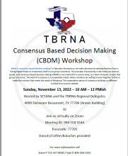TBRNA CBDM Workshop